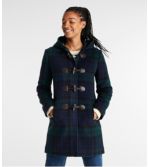 Women's Classic Lambswool Duffel Coat, Pattern