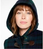 Women's Classic Lambswool Duffel Coat, Pattern