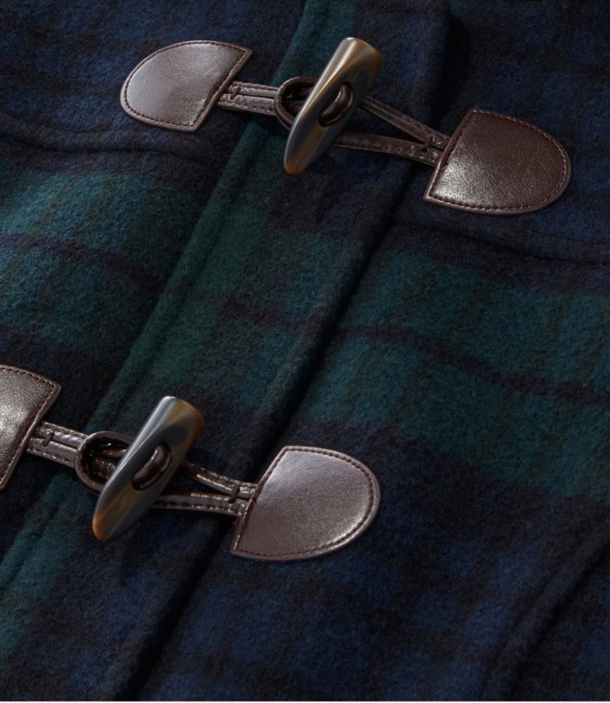 Women's Classic Lambswool Duffel Coat, Pattern