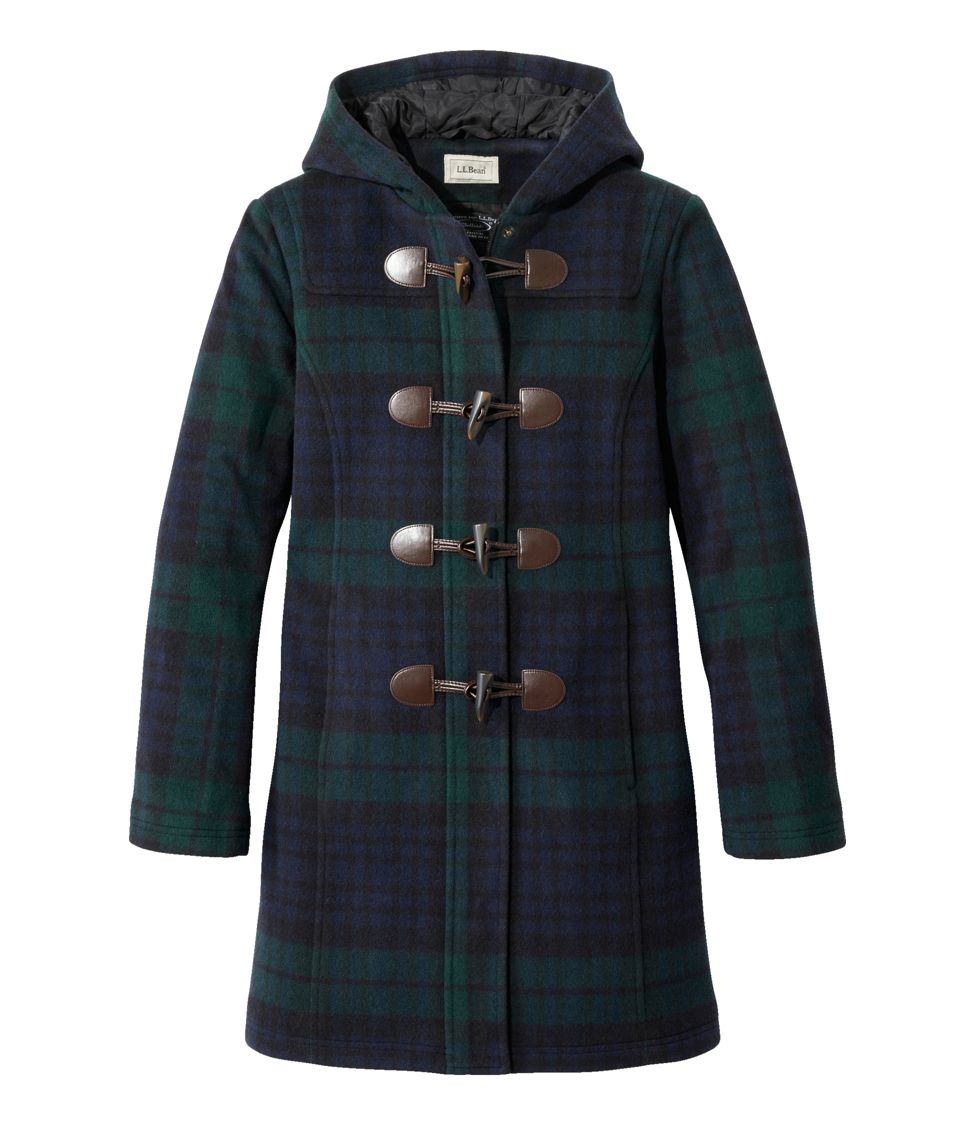 Women's Classic Lambswool Duffel Coat, Pattern at L.L. Bean