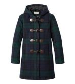 Women's Classic Lambswool Duffel Coat, Pattern