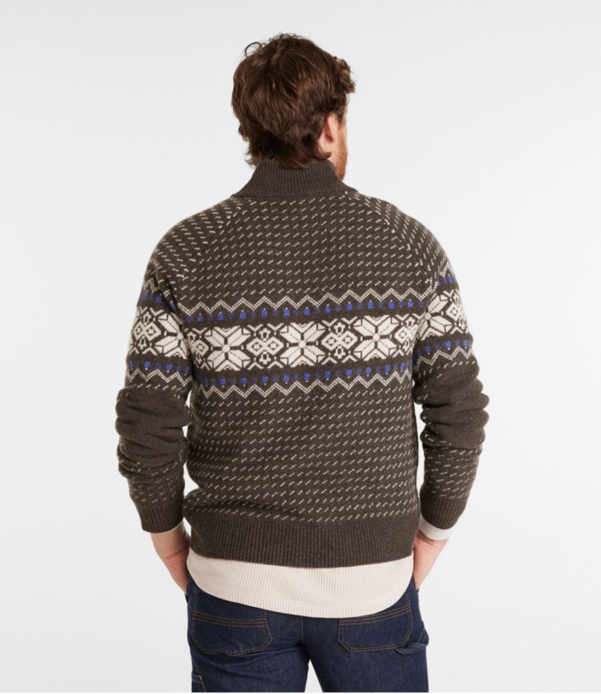 Men's Signature Wool Blend Sweater, Quarter-Zip, , small image number 3