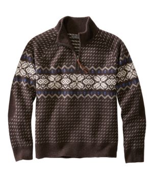 Men's Signature Wool Blend Sweater, Quarter-Zip