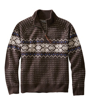 Men's Signature Wool Blend Sweater, Quarter-Zip
