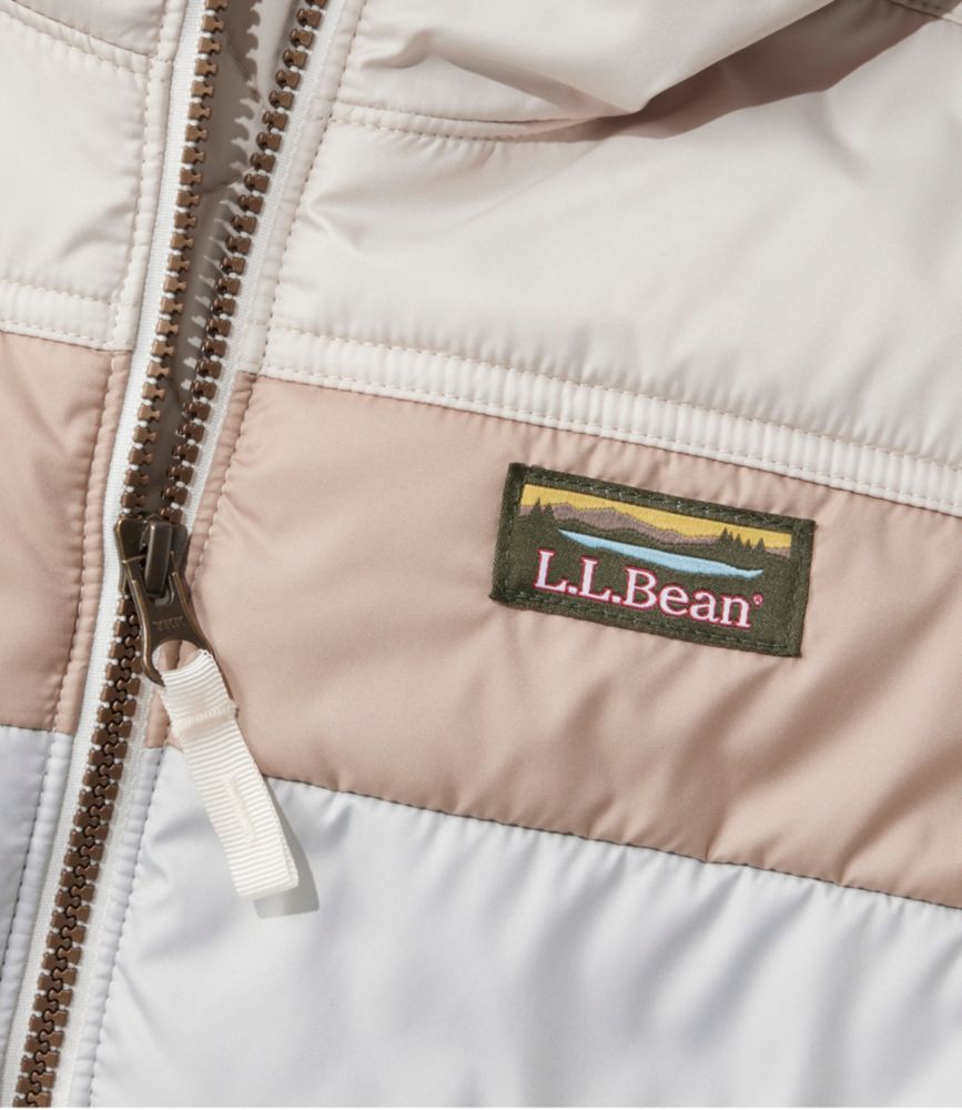 Women's Mountain Classic Puffer Hooded Jacket, Colorblock, Taupe Brown/Gray Birch, small image number 8