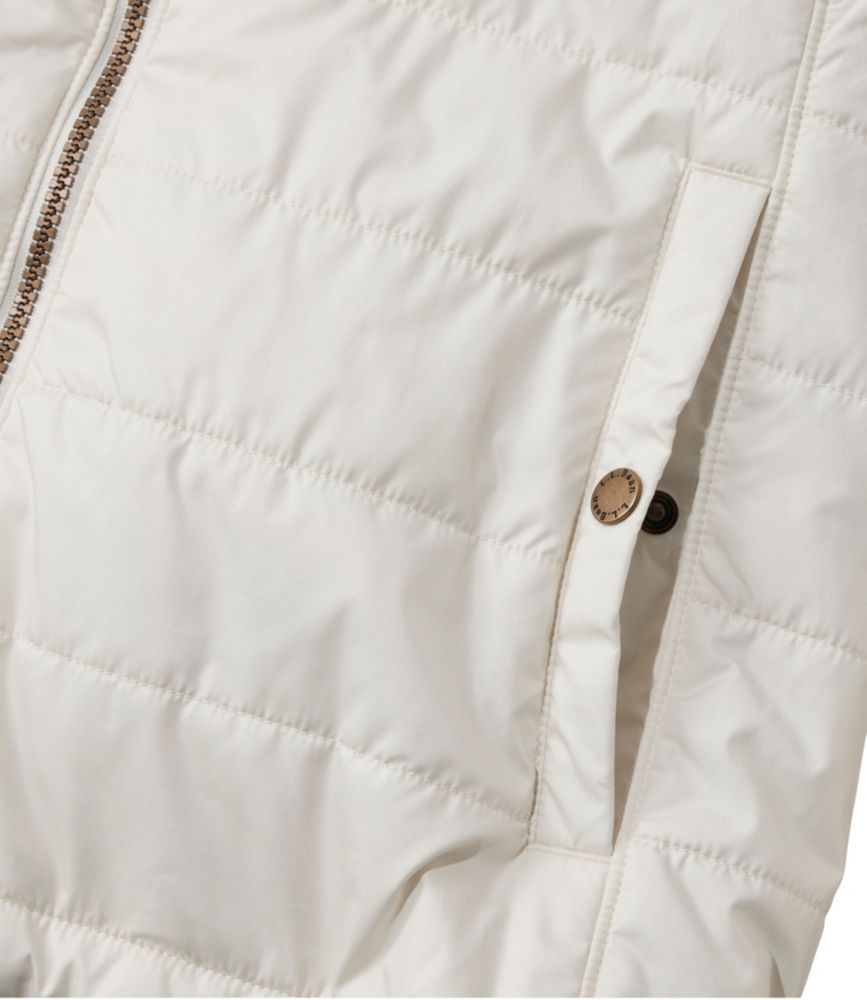 Women's Mountain Classic Puffer Hooded Jacket, Colorblock, Taupe Brown/Gray Birch, small image number 9