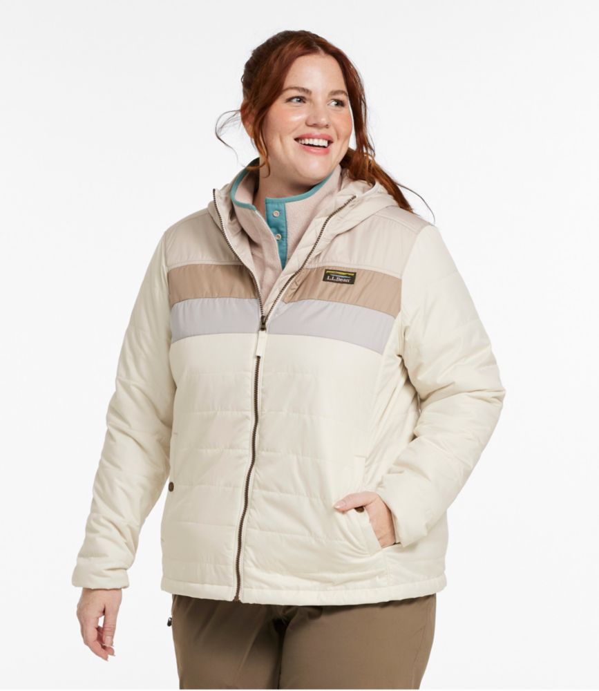 Women's Mountain Classic Puffer Hooded Jacket, Colorblock