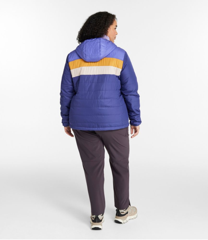 Women's Mountain Classic Puffer Hooded Jacket, Colorblock | Women's at ...