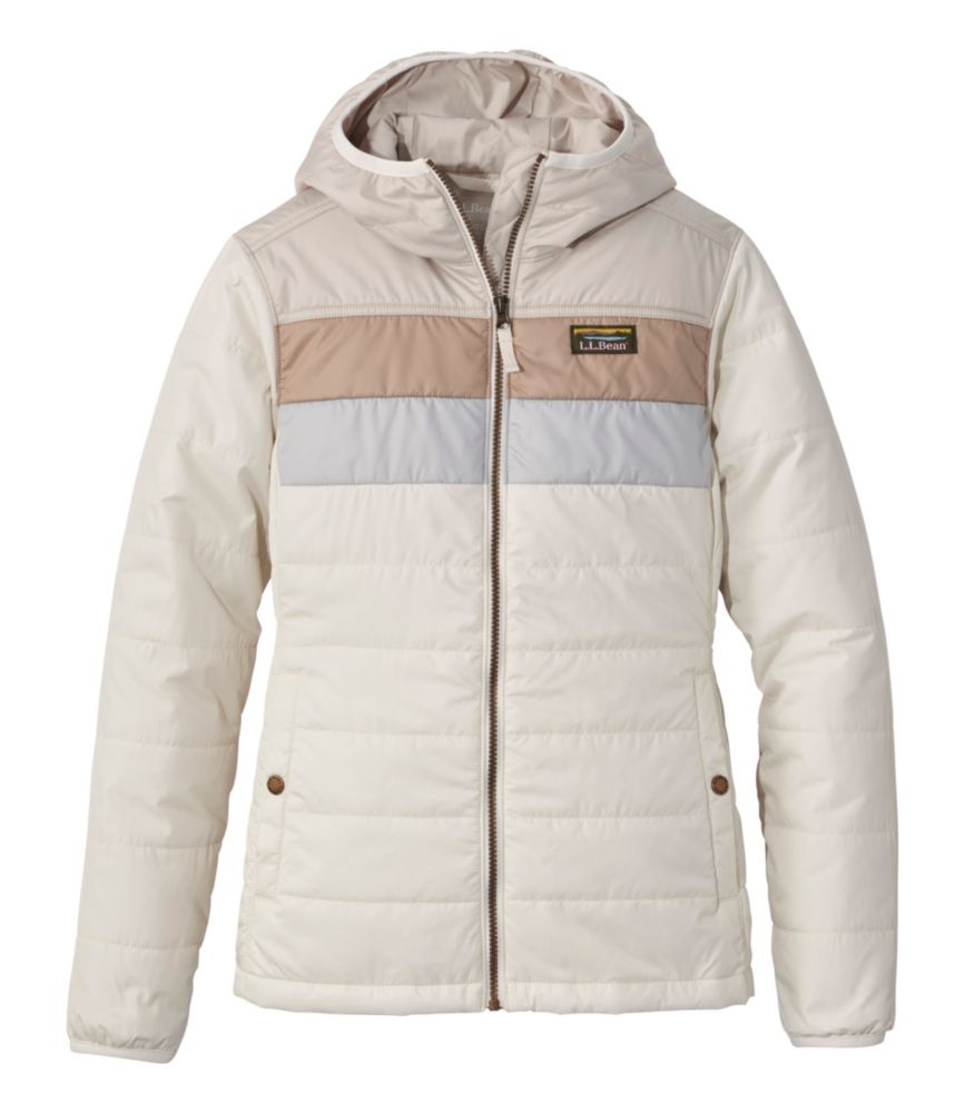 Women's Mountain Classic Puffer Hooded Jacket, Colorblock