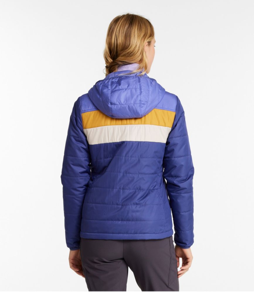 Women's Mountain Classic Puffer Hooded Jacket, Colorblock | Women's at ...