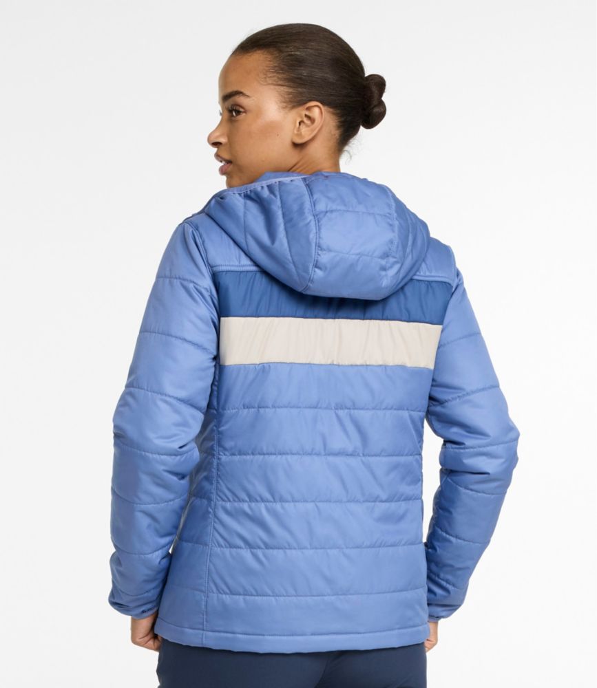 Women's Mountain Classic Puffer Hooded Jacket, Colorblock
