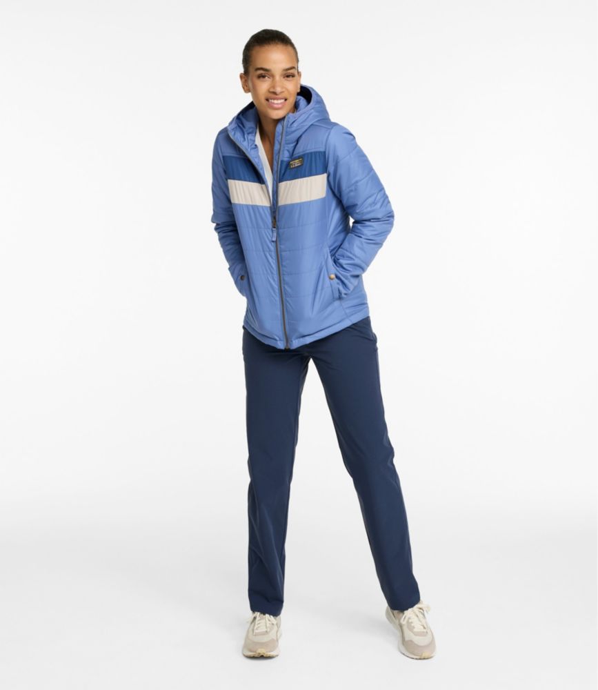 Women's Mountain Classic Puffer Hooded Jacket, Colorblock