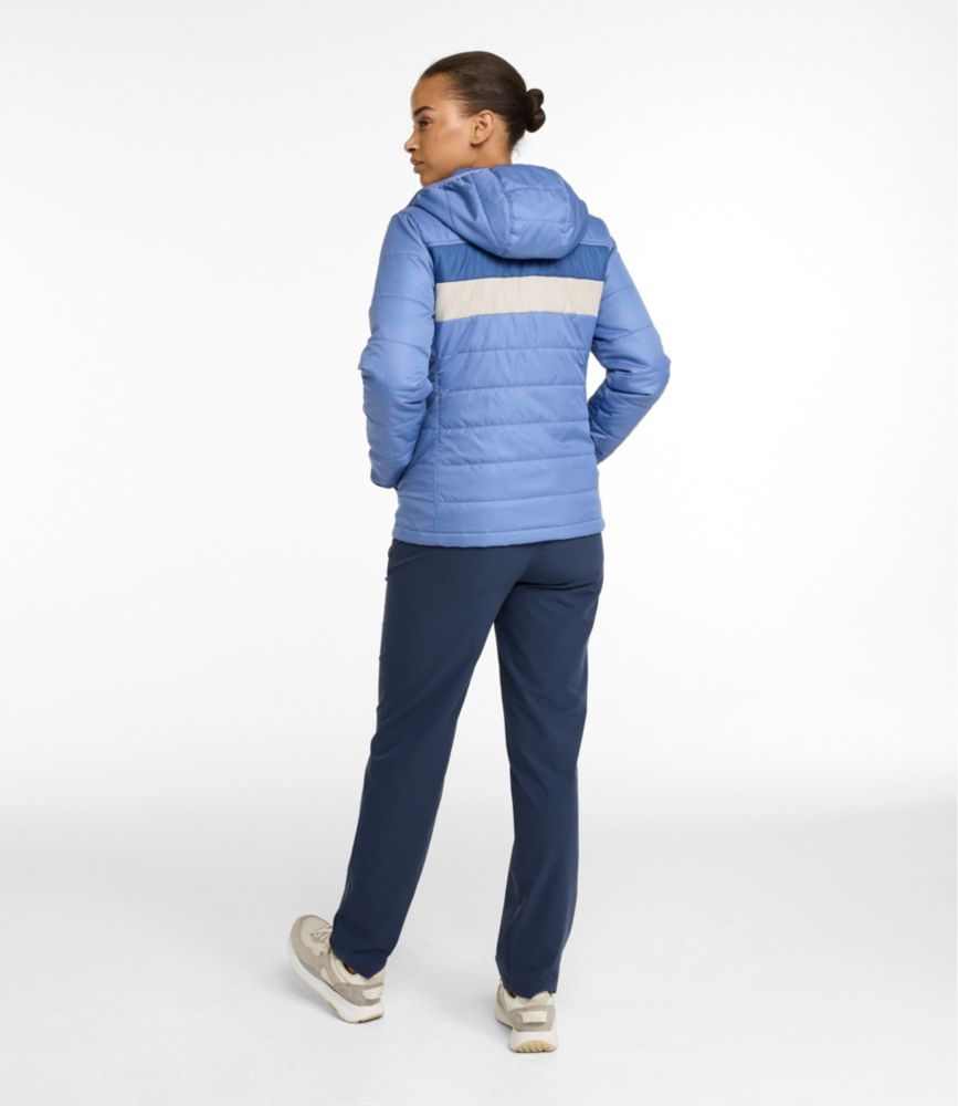 Women's Mountain Classic Puffer Hooded Jacket, Colorblock