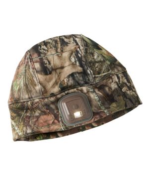 Men's L.L.Bean Rechargeable LED Pathfinder Beanie, Camoflauge