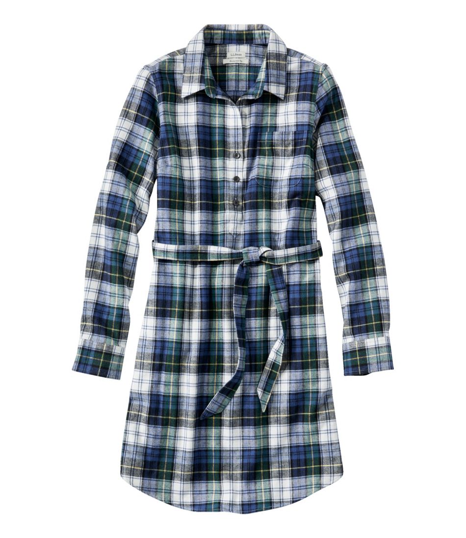 Women's Scotch Plaid Flannel Tunic Dress | Dresses & Skirts at L.L.Bean