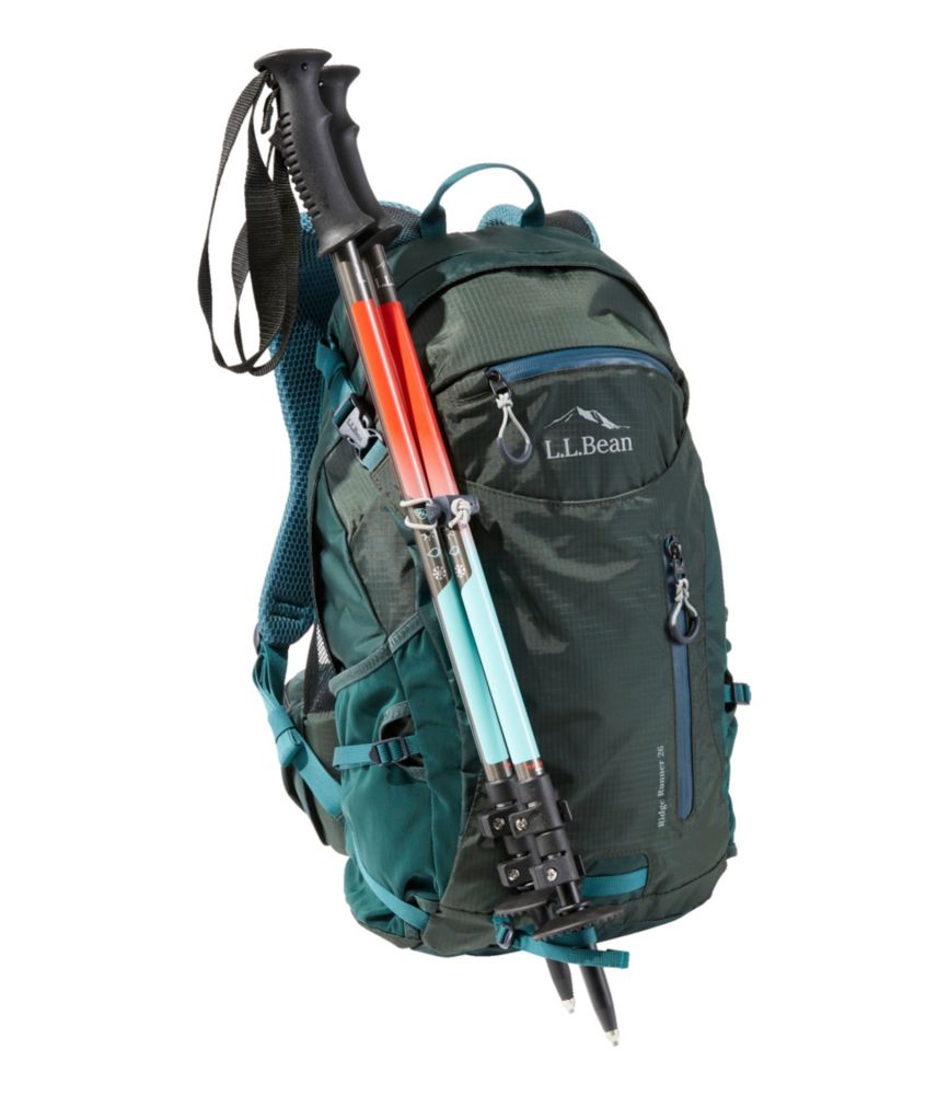 L.L.Bean 4-Season Hiking Poles, Fair Aqua/Cherry Tomato, small image number 4