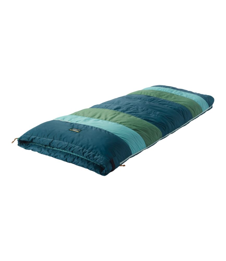 L.L.Bean Mountain Classic Down Camp Sleeping Bag, 30°, Deep Turquoise/Ocean Teal, small image number 3