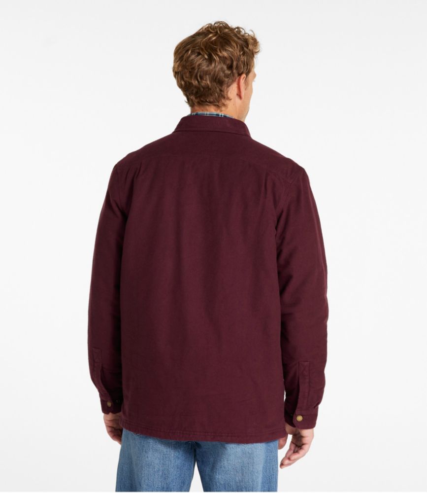 Men's PrimaLoft Lined Chamois Shirt Jac, Traditional Untucked Fit, , small image number 3