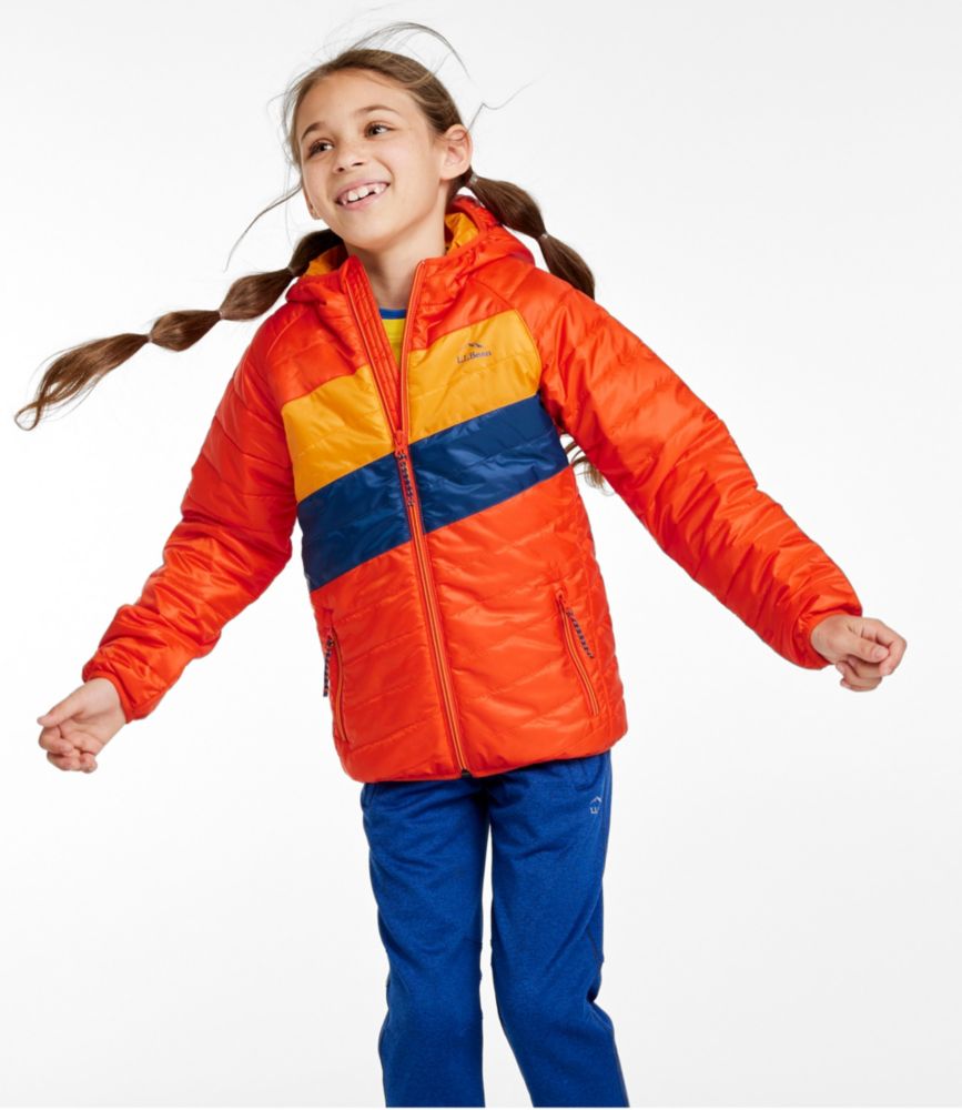 Kids' PrimaLoft Packaway Hooded Jacket, Colorblock, , small image number 2