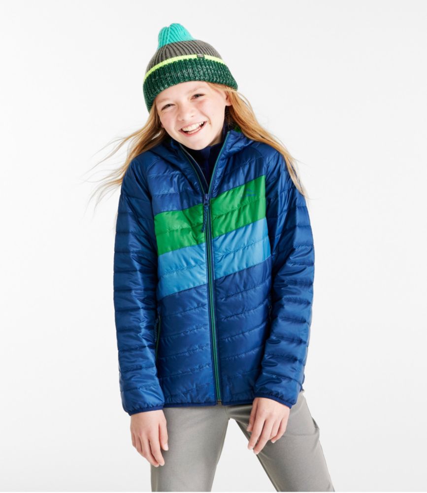 Kids' PrimaLoft Packaway Hooded Jacket, Colorblock, , small image number 3