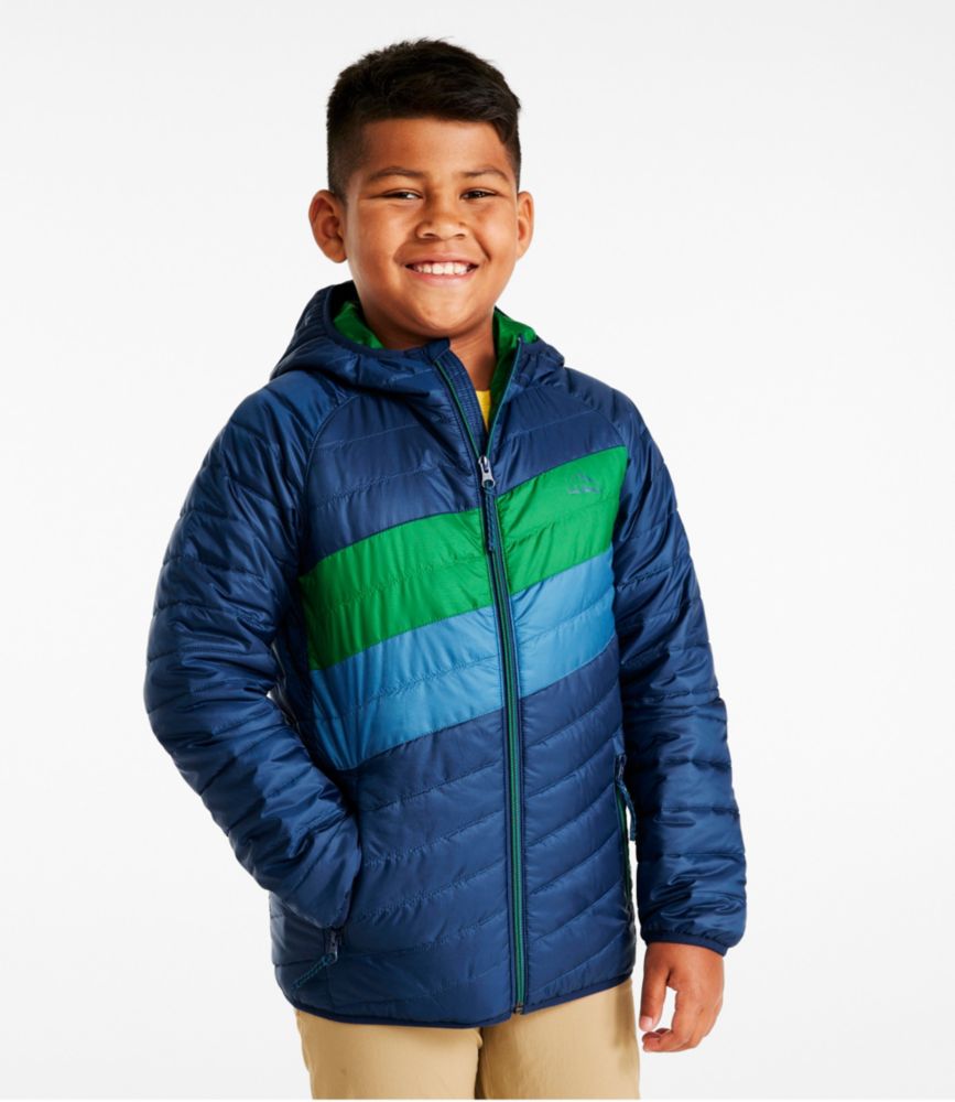 Kids' PrimaLoft Packaway Hooded Jacket, Colorblock, , small image number 4