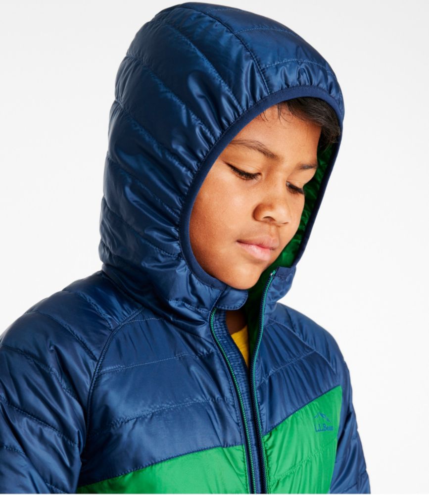 Kids' PrimaLoft Packaway Hooded Jacket, Colorblock, , small image number 5