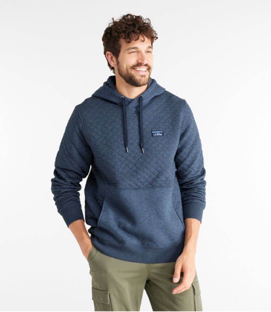 Mens quilted hoodie best sale