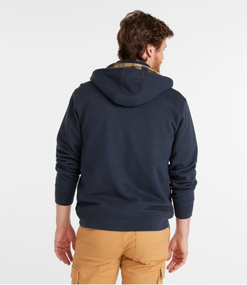 Men's Katahdin Iron Works® Half-Zip Sweatshirt, Hooded, Flannel-Lined, , small image number 3