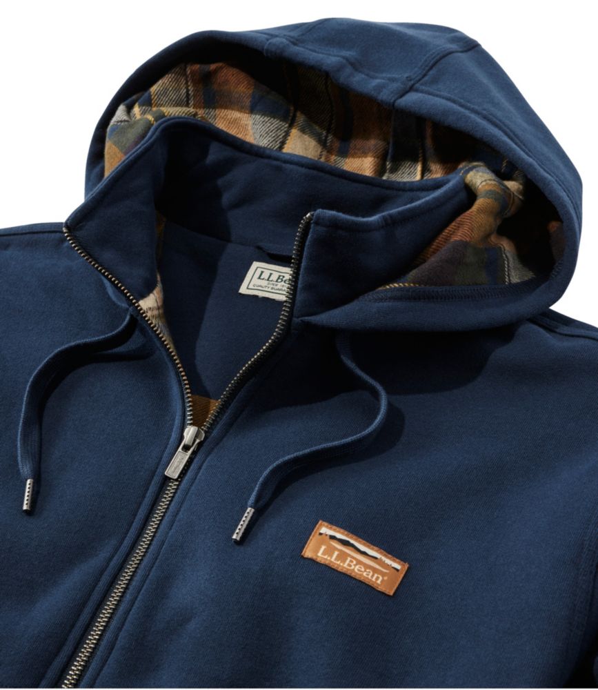 Men's Katahdin Iron Works® Half-Zip Sweatshirt, Hooded, Flannel-Lined, , small image number 6
