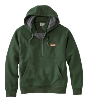 Men's Katahdin Iron Works® Half-Zip Sweatshirt, Hooded, Fleece-Lined