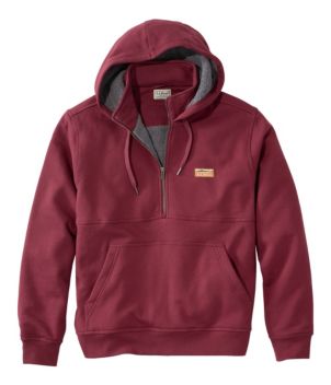 Men's Katahdin Iron Works® Half-Zip Sweatshirt, Hooded, Fleece-Lined