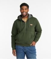 Men's Katahdin Iron Works® Half-Zip Sweatshirt, Hooded, Fleece