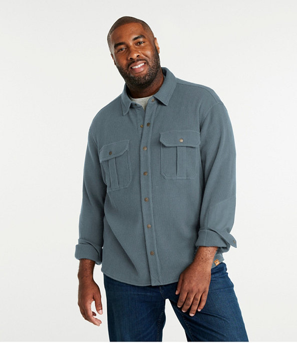 BeanBuilt Waffle Overshirt, , large image number 3