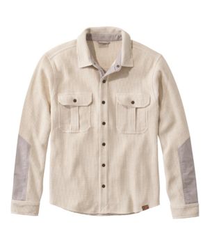 Men's BeanBuilt Waffle Overshirt, Traditional Untucked Fit