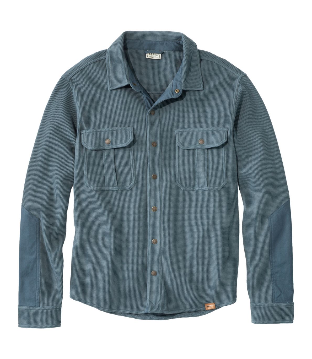 Men's BeanBuilt Waffle Overshirt, Traditional Untucked Fit