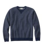 Men's Wicked Soft Cotton/Cashmere Sweater, Crewneck, Pattern