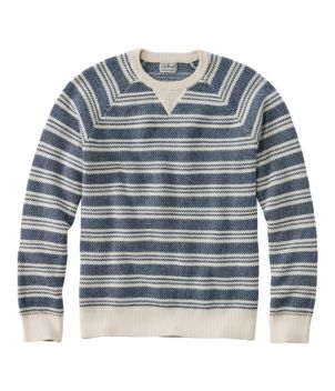 Men's Wicked Soft Cotton/Cashmere Sweater, Crewneck, Pattern