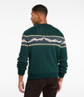 Men's Wicked Soft Cotton/Cashmere Sweater, Crewneck, Pattern