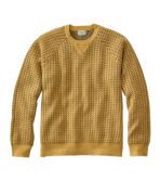 Men's Wicked Soft Cotton/Cashmere Sweater, Crewneck, Intarsia