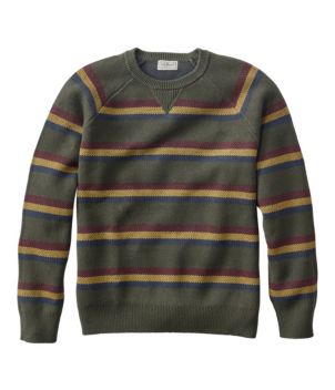 Men's Wicked Soft Cotton/Cashmere Sweater, Crewneck, Pattern