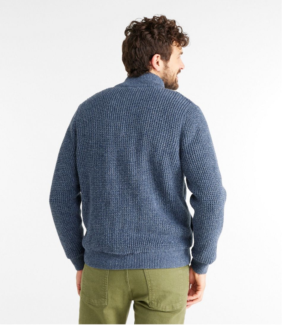 Men's Organic Cotton Sweater, Full Zip, Lined | Sweaters at L.L.Bean