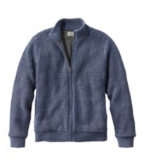 Mens full zip cotton sweater sale