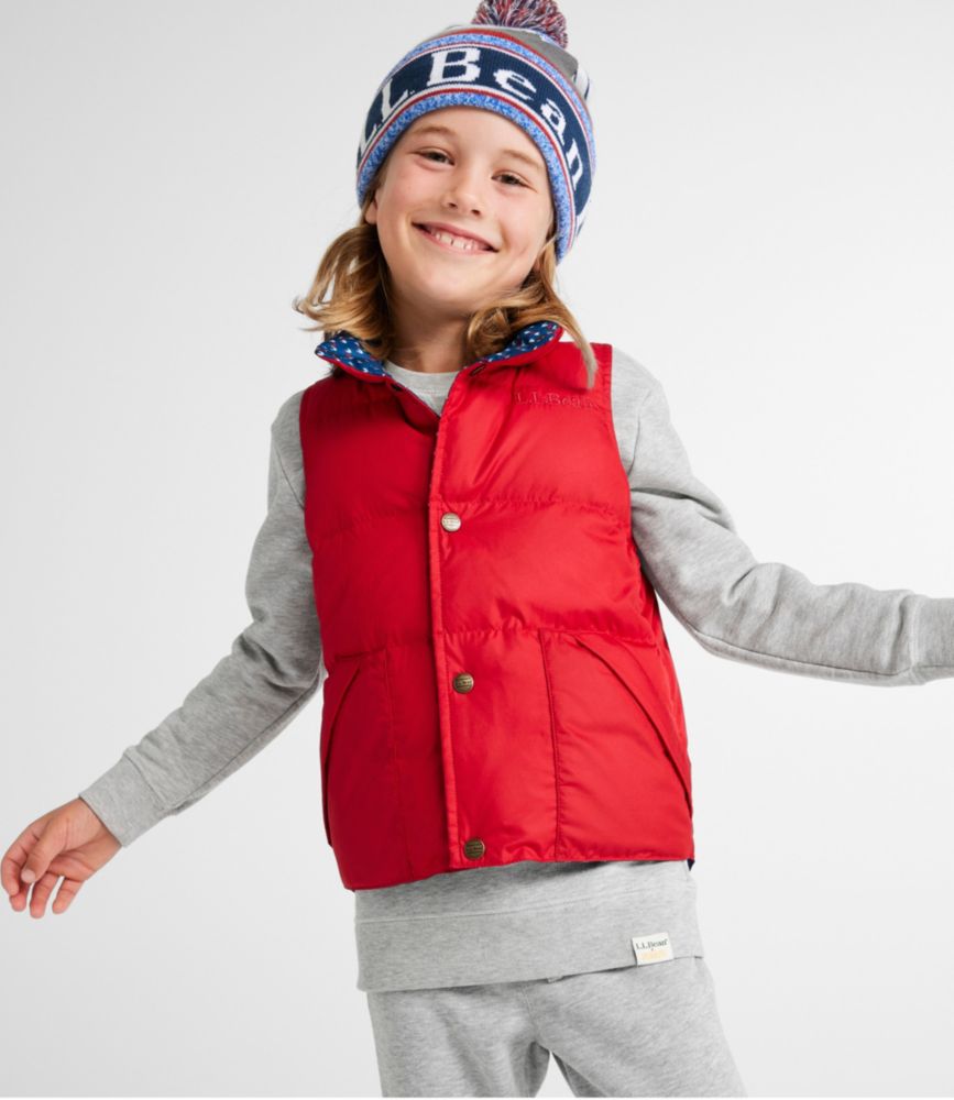 Kids' Bean's Down Field Vest, Collegiate Blue, small image number 2