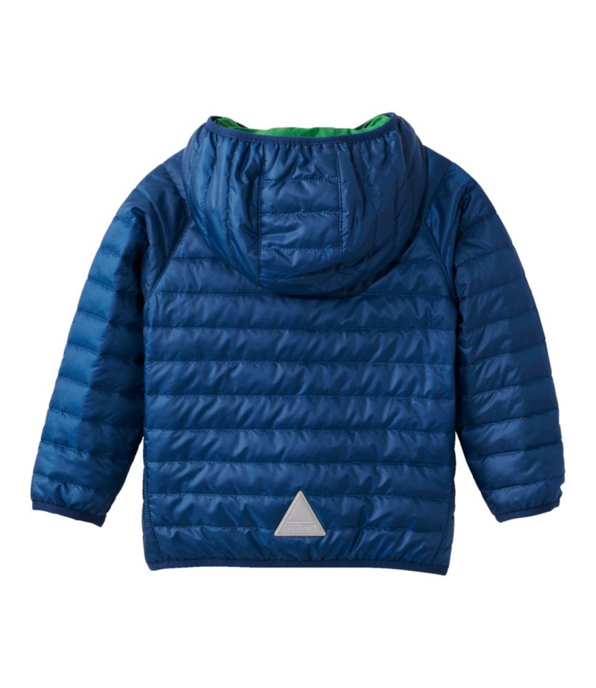 Toddlers' PrimaLoft Hooded Jacket, Colorblock, Dark Mulberry/Light Mauve, small image number 6