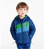 Toddlers' Primaloft Packaway Hooded Jacket, Colorblock