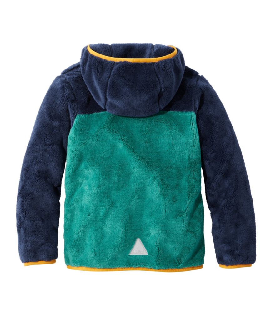 Little Kids' L.L.Bean Hi-Pile Fleece, Colorblock, Bright Navy/Warm Teal, small image number 6