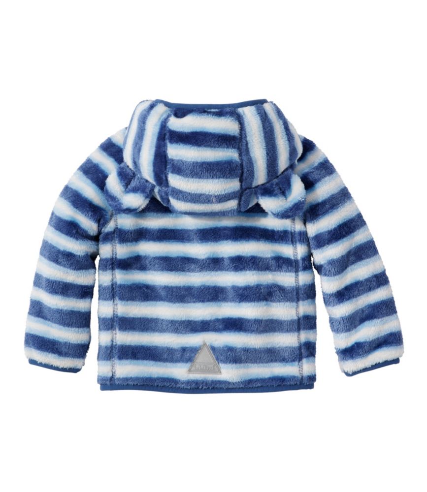 Infants' L.L.Bean Hi-Pile Fleece Jacket, Print, Brightwater Blue Stripe, small image number 6