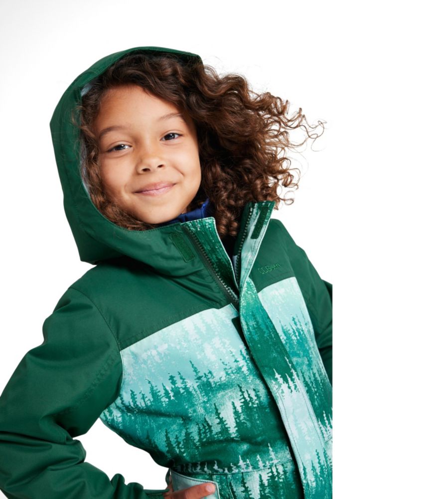 Little Kids' Cold Buster Snowsuit, Print, Warm Teal Tree Camo, small image number 3