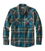 Men's Katahdin Performance Flannel Shirt-Jacket, Hi-Pile Fleece-Lined Plaid