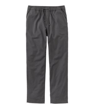 Men's Comfort Stretch Dock Pants, Standard Fit, Straight Leg, Flannel-Lined